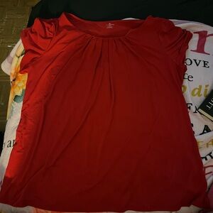 Worthington Red Relaxed Blouse